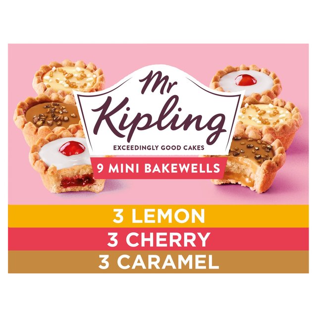 Mr Kipling Mini Bakewell Selection, 9 Per Pack