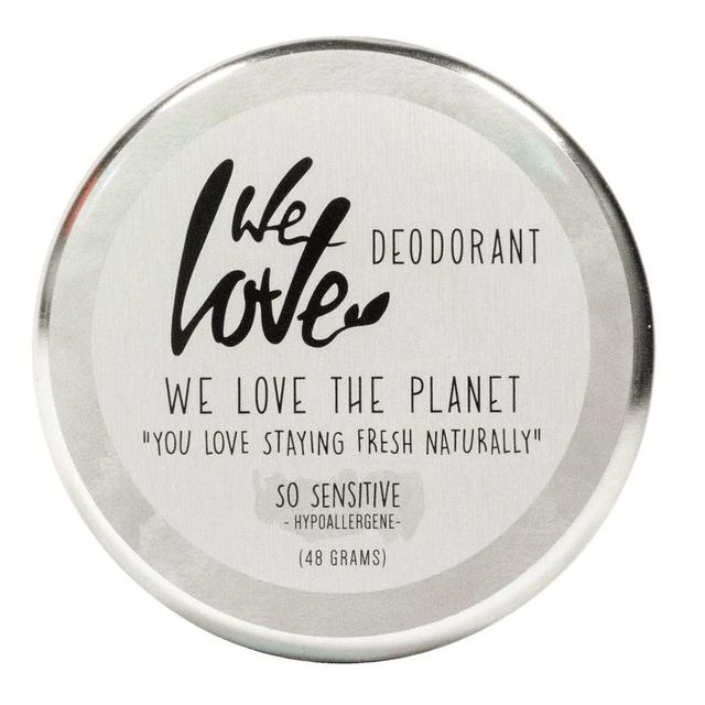 We Love The Planet Natural Deodorant Cream Sensitive, 48g