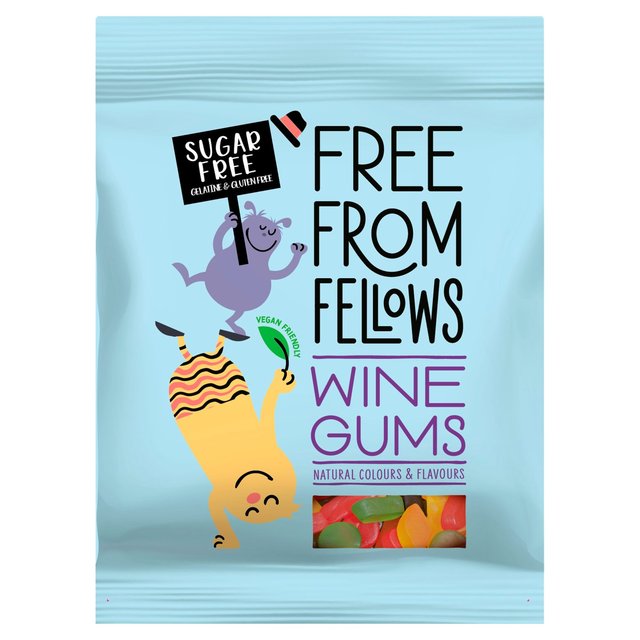 Free From Fellows Vegan Sugar Free Wine Gums, 70g