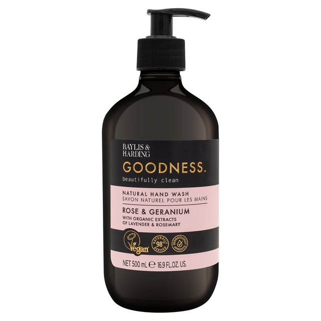 Baylis & Harding Goodness Rose & Geranium Hand Wash, 500ml