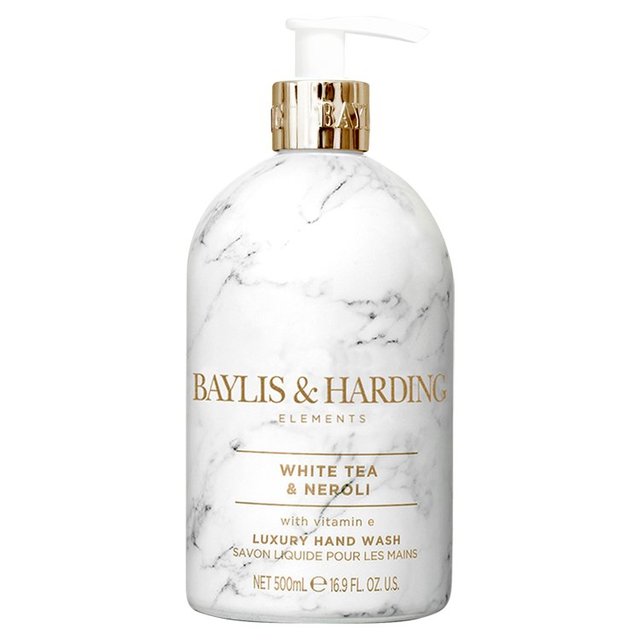 Baylis & Harding Elements Hand Wash, White Tea & Neroli, 500ml