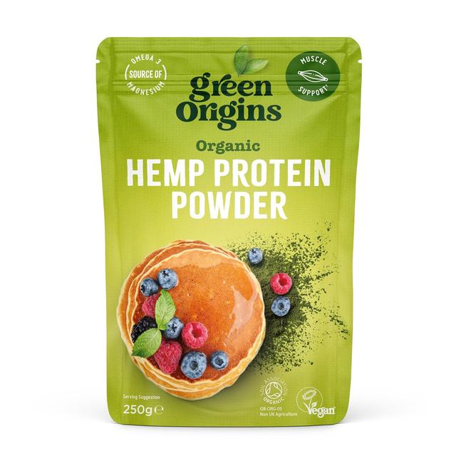 Green Origins Organic Raw Hemp Protein Powder, 250g