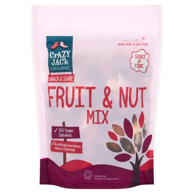 Crazy Jack Organic Fruit & Nut Mix, 200g