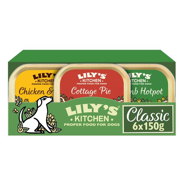 Lily’s Kitchen Classic Dinners for Dogs Multipack, 6 x 150g