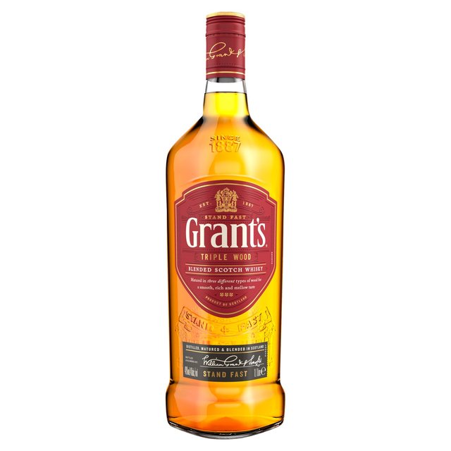 Grant’s Triple Wood Blended Scotch Whisky, 1L