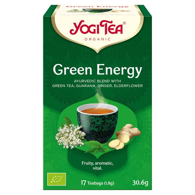 Yogi Tea Organic Green Energy Tea Bags, 17 Per Pack