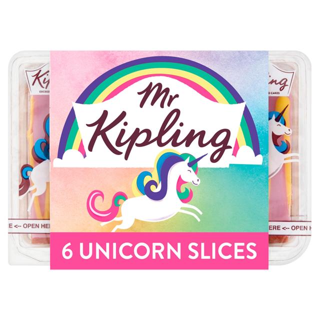 Mr Kipling Unicorn Slices, 6 Per Pack