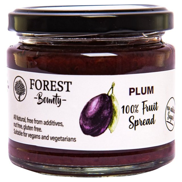 Granny’s Secret Forest Bounty 100% Plum Fruit Spread, 250g