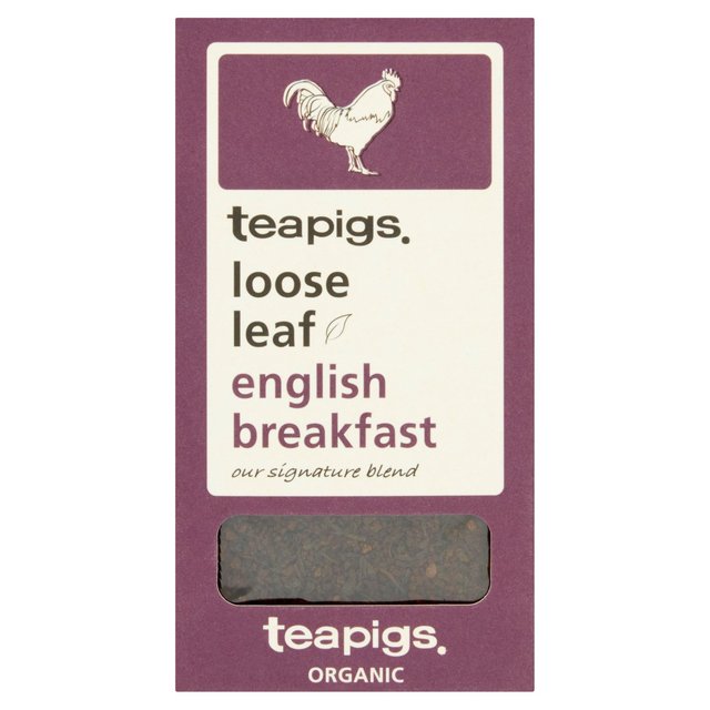 Teapigs Organic English Breakfast Loose Leaf, 100g