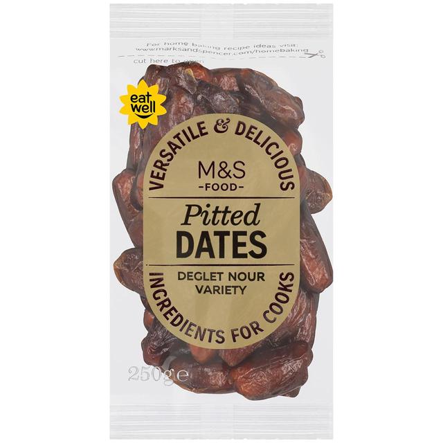 M & S Pitted Deglet Nour Dates, 250g