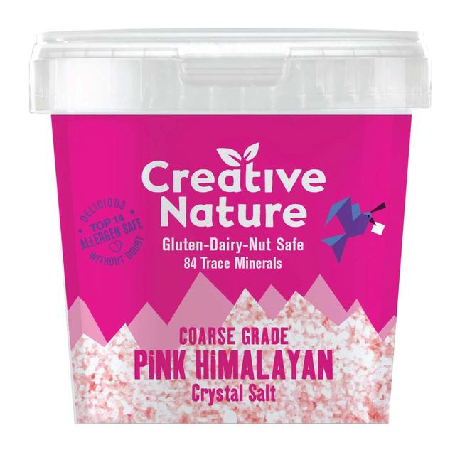 Creative Nature Coarse Pink Himalayan Crystal Salt, 300g