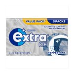 Extra Ice Peppermint Sugarfree Chewing Gum Multipack