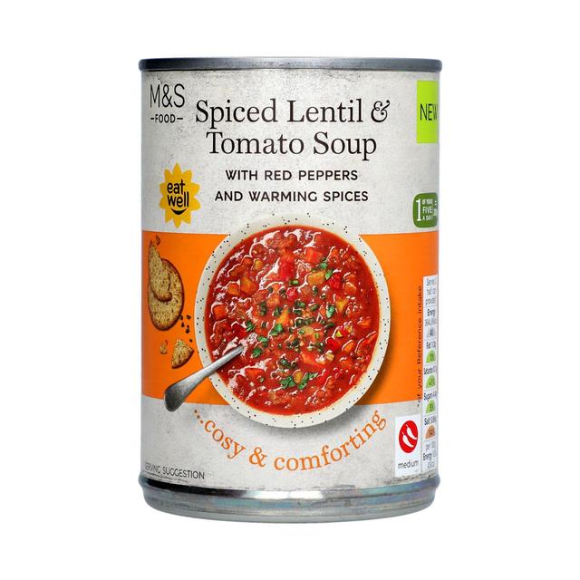 M & S Spiced Lentil & Tomato Soup, 400g
