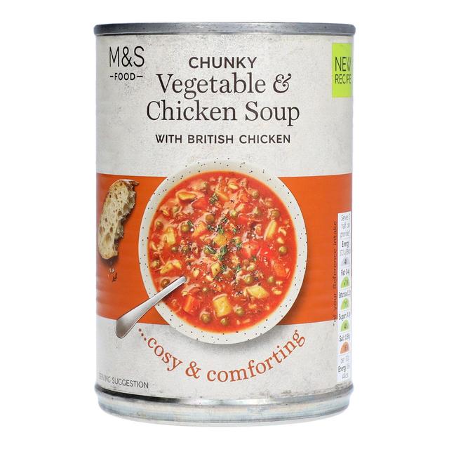 M & S Chunky Vegetable & Chicken Soup, 400g