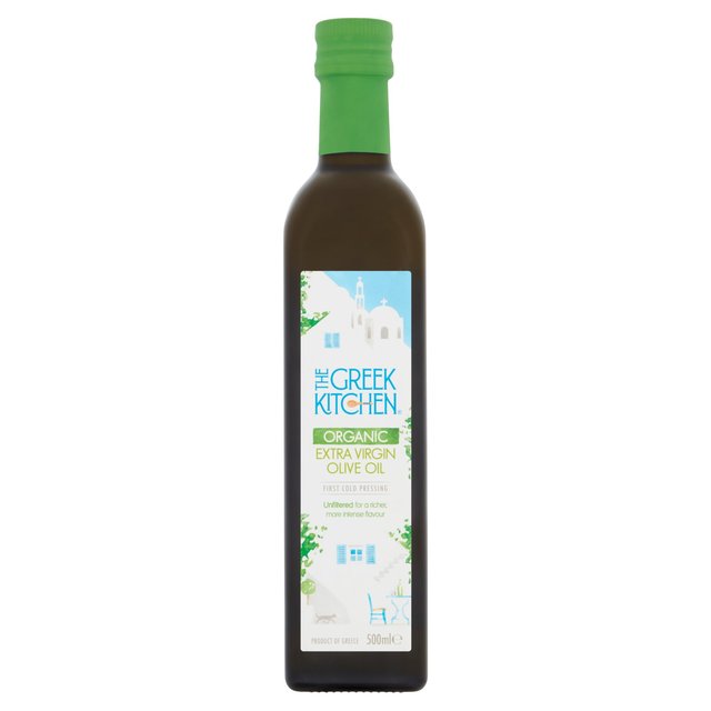 The Greek Kitchen Organic Unfiltered Extra Virgin Olive Oil, 500ml