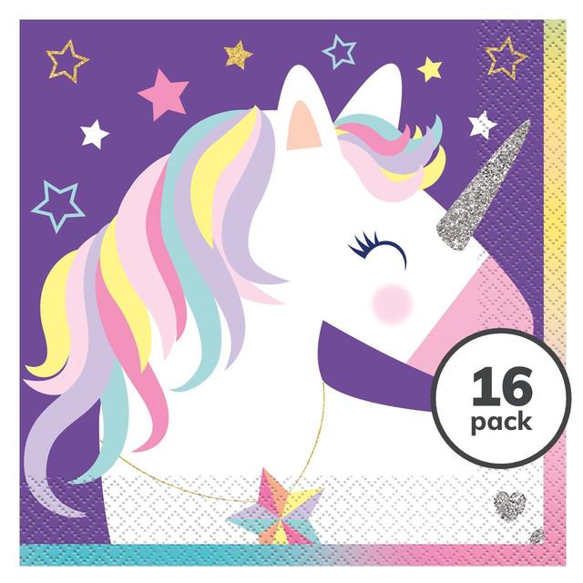 Magical Unicorn Napkins, 16 per Pack