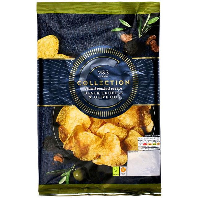 M & S Collection Truffle & Olive Oil Crisps, 150g