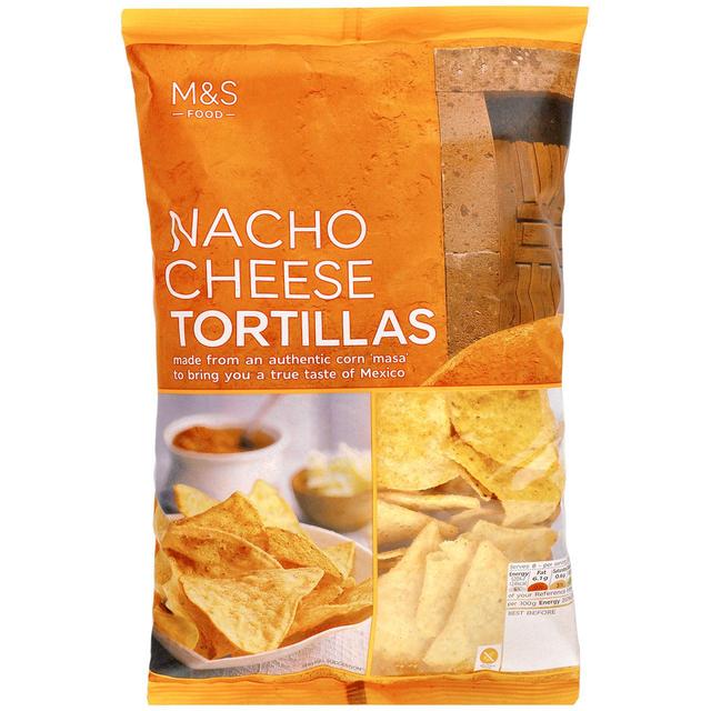 M & S Nacho Cheese Tortilla Chips, 200g