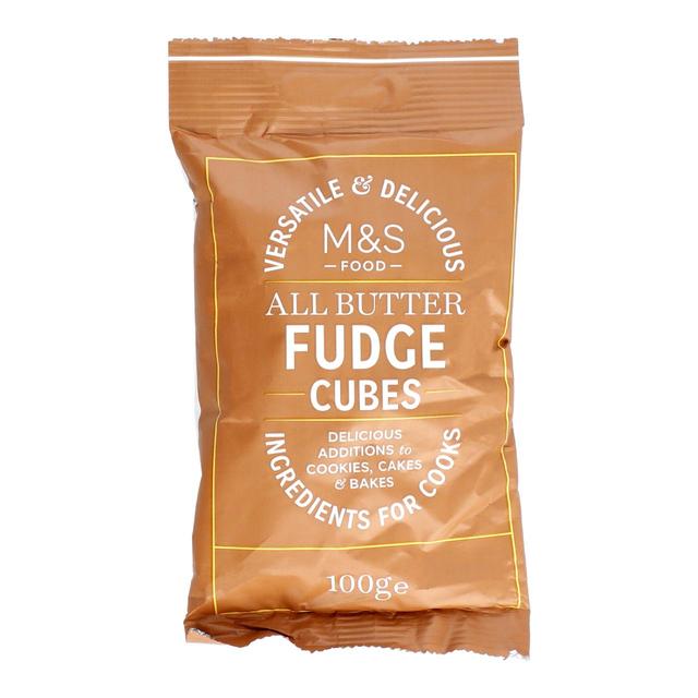 M & S All Butter Fudge Cubes, 100g