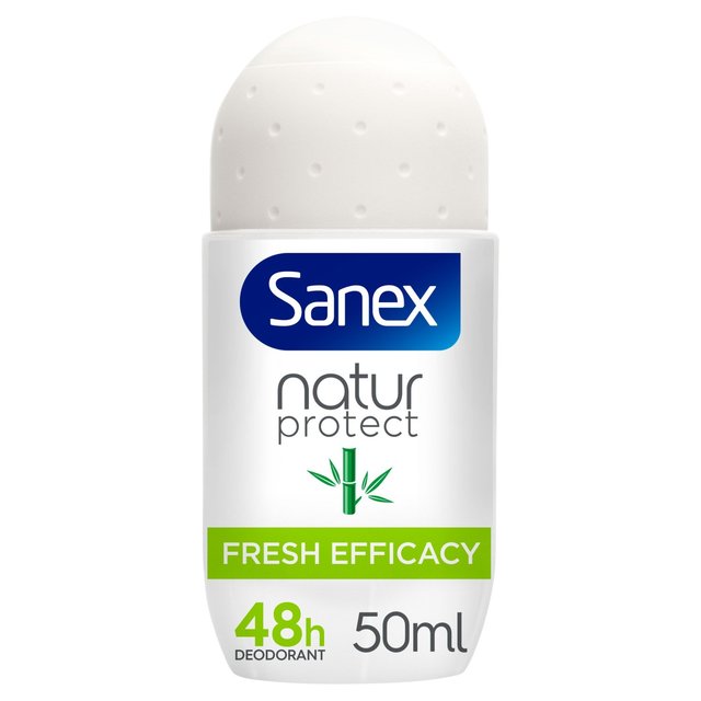 Sanex Natur Protect Fresh Efficacy Natural Bamboo Roll On Deodorant, 50ml