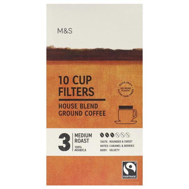 M & S Fairtrade Classic One Cup Coffee Filters, 10 Per Pack