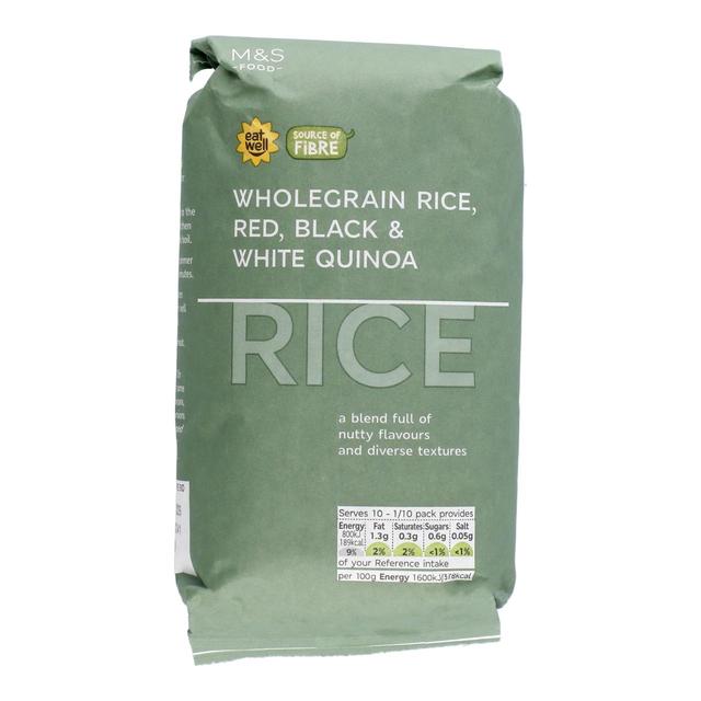 M & S Wholegrain Rice With Quinoa Mix, 500g