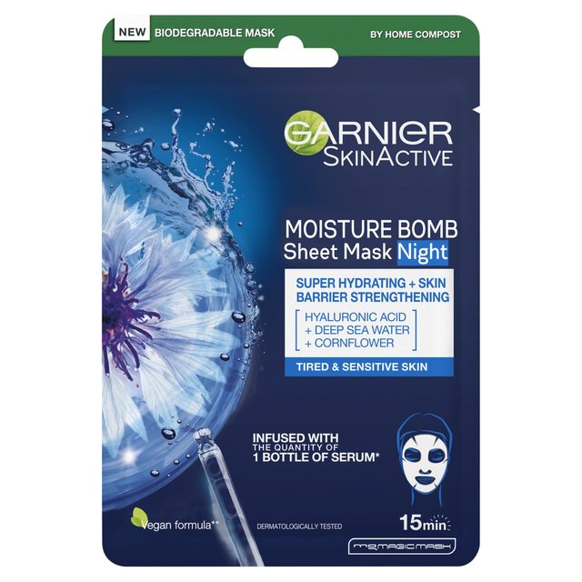 Garnier Moisture Bomb Deep Sea Water & Hyaluronic Acid Face Mask