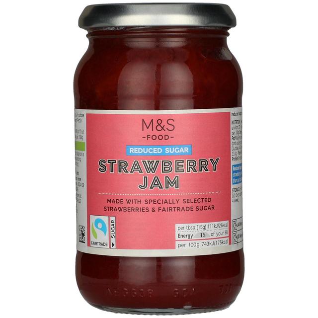 M & S Reduced Sugar Strawberry Jam, 415g