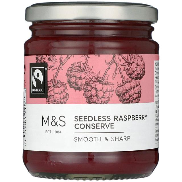 M & S Fair Trade Seedless Raspberry Conserve, 340g