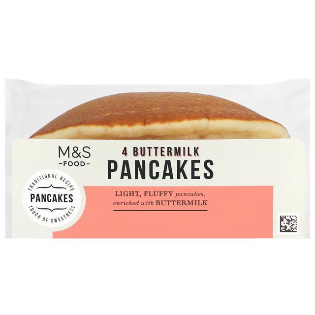 M & S Buttermilk Pancakes, 4 Per Pack