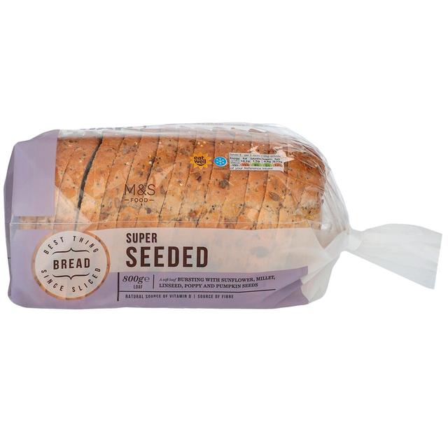 M & S Super Seeded Bread Loaf, 800g