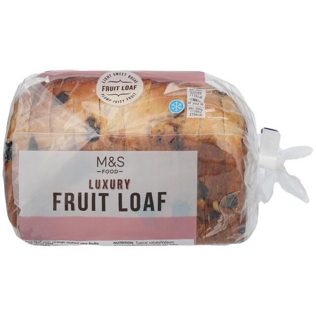 M S Luxury Fruited Bread Loaf Ocado