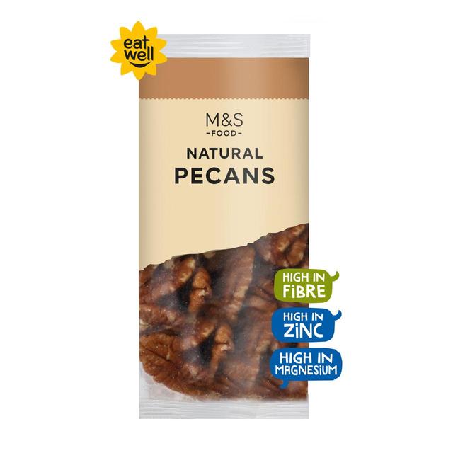 M & S Natural Pecans, 100g