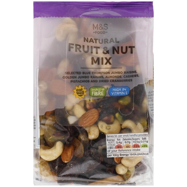 M & S Natural Fruit & Nut Mix, 350g