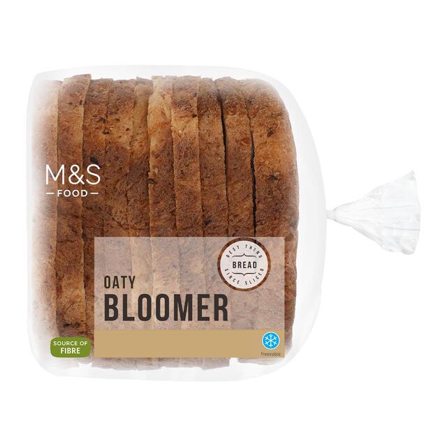 M S Soft White Oaty Bloomer Ocado