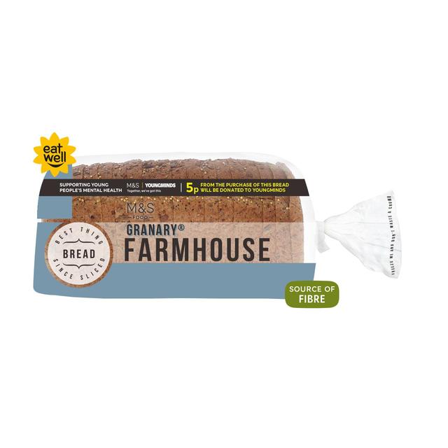 M & S Soft Granary Farmhouse Bread Loaf, 800g