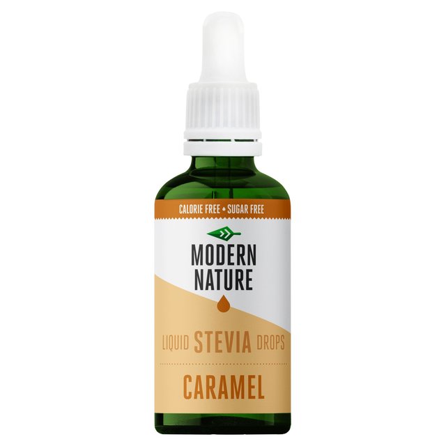 Modern Nature Stevia Drops Caramel Sweetener, 50ml