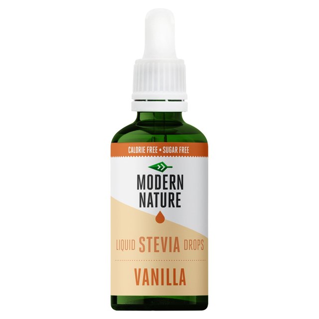Modern Nature Stevia Drops Vanilla Sweetener, 50ml