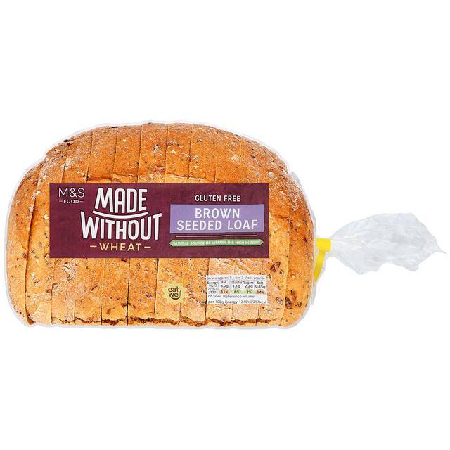 M & S Made Without Brown Seeded Bread Loaf, 400g