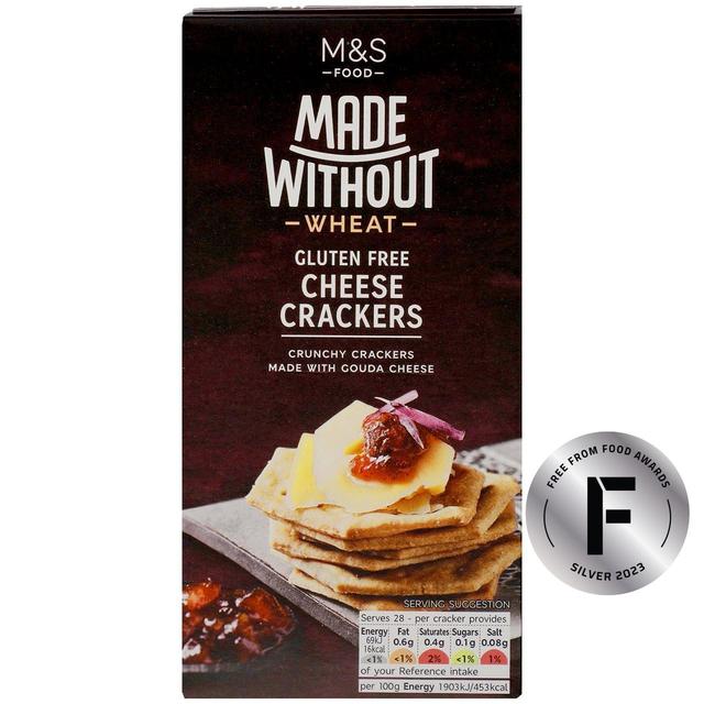 M & S Made Without Cheese Crackers, 100g