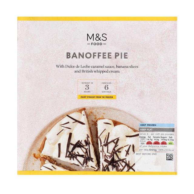 M & S Banoffee Pie Frozen, 470g