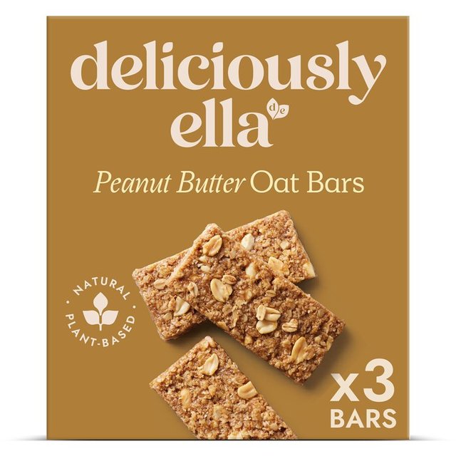 Deliciously Ella Peanut Butter Oat Bar Multipack, 3 x 50g
