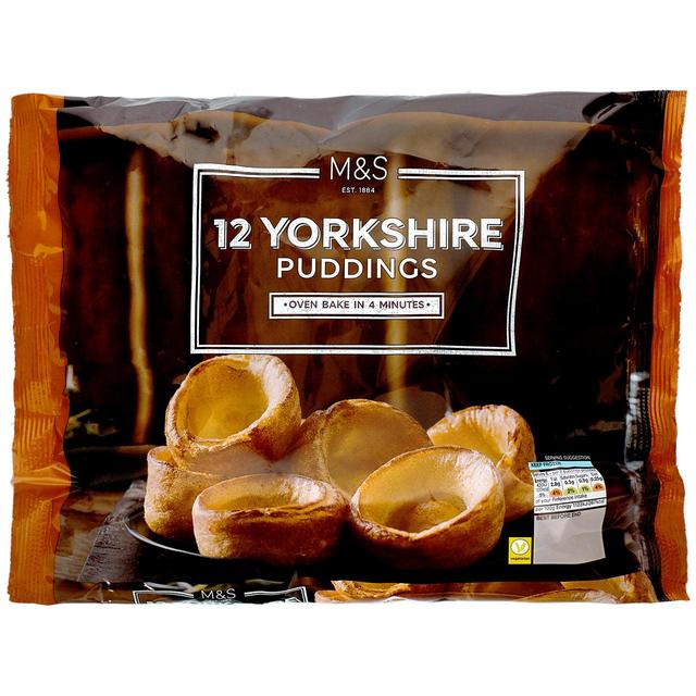 M & S 12 Yorkshire Puddings Frozen, 220g