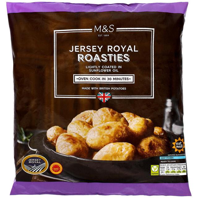 M & S Jersey Royal Roasties Frozen, 600g