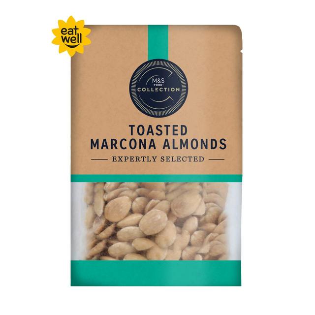 M & S Collection Roasted Marcona Almonds, 150g