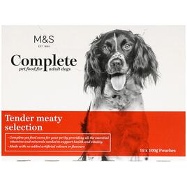 M&S Tender Meaty Selection Adult Dog Food