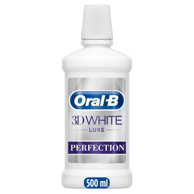 Braun Oral B Oral-B 3D White Luxe Perfection Mouthwash, 500ml
