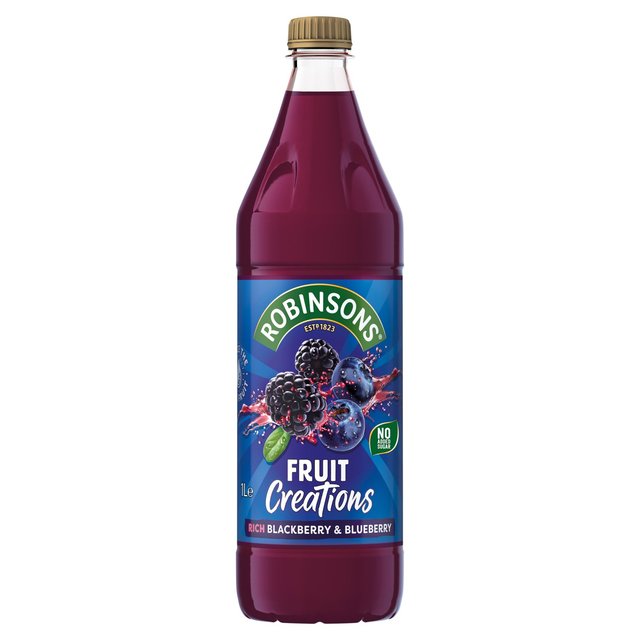 Robinsons Fruit Creations Blackberry and Blueberry, 1L