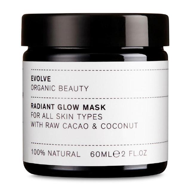 Evolve Organic Beauty Radiant Glow 2-in-1 Mask Scrub, 60ml