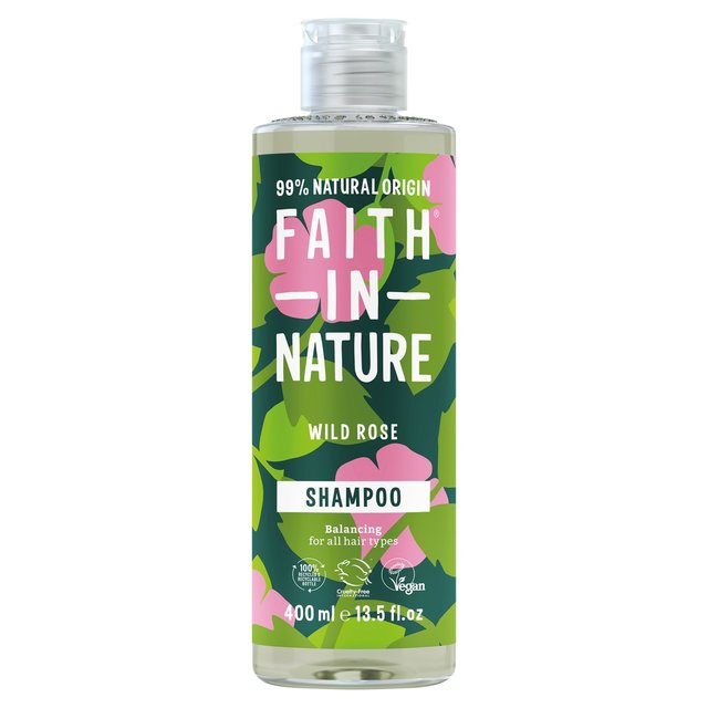 Faith in Nature Wild Rose Shampoo, 400ml
